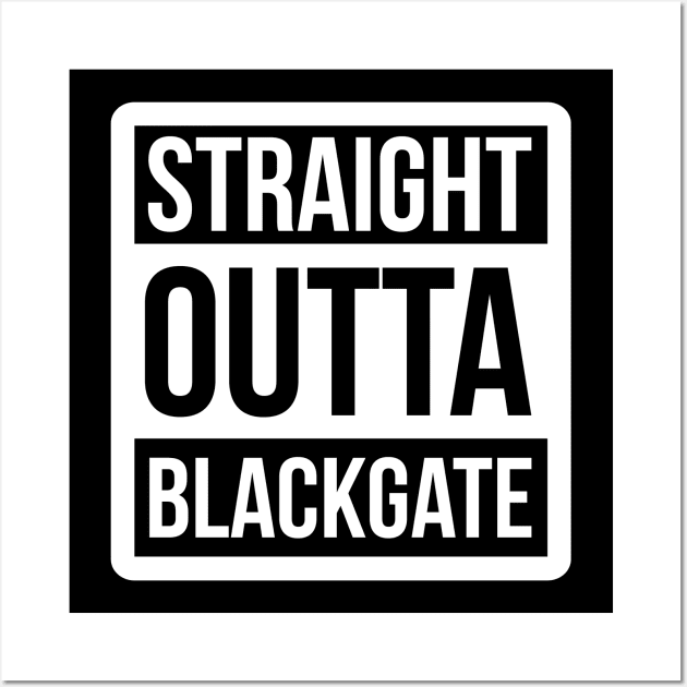 DC Straight outta Blackgate Prison Wall Art by NEFT PROJECT